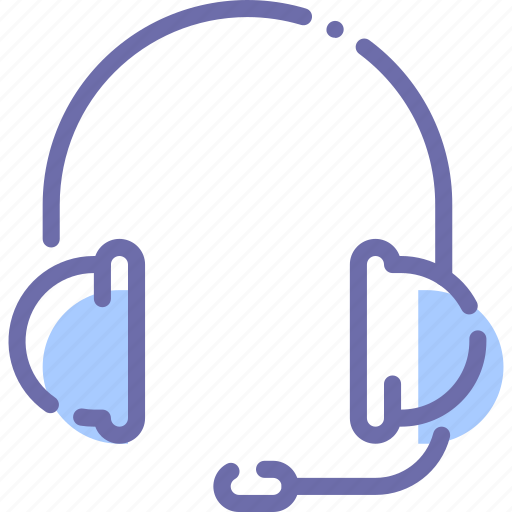 Headphones, headset, mic, support icon - Download on Iconfinder