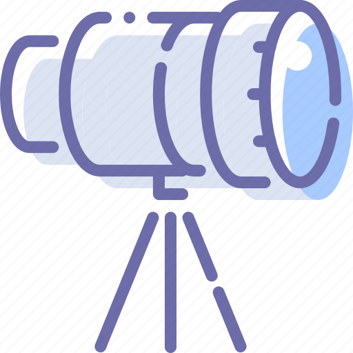Camera, lens, telescope, tripod icon - Download on Iconfinder