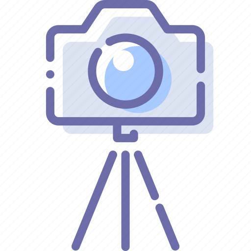 Camera, dslr, photo, tripod icon - Download on Iconfinder