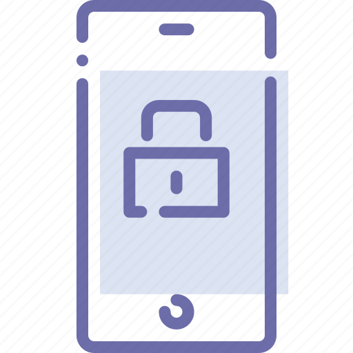 Lock, mobile, password, phone icon - Download on Iconfinder