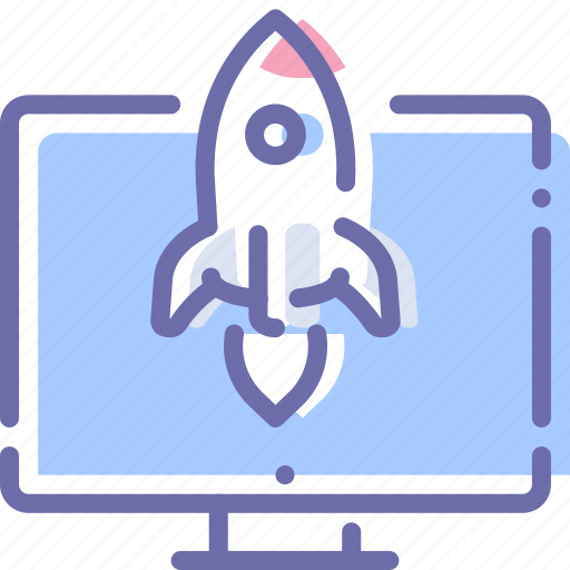 Business, display, rocket, start icon - Download on Iconfinder