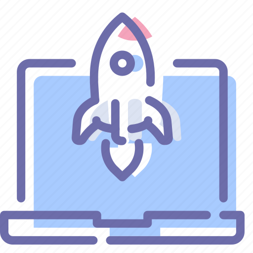 App, laptop, launch, rocket icon - Download on Iconfinder
