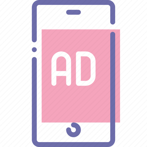 Advertisement, advertising, banner, mobile icon - Download on Iconfinder
