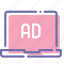 advertisement, advertising, banner, laptop 