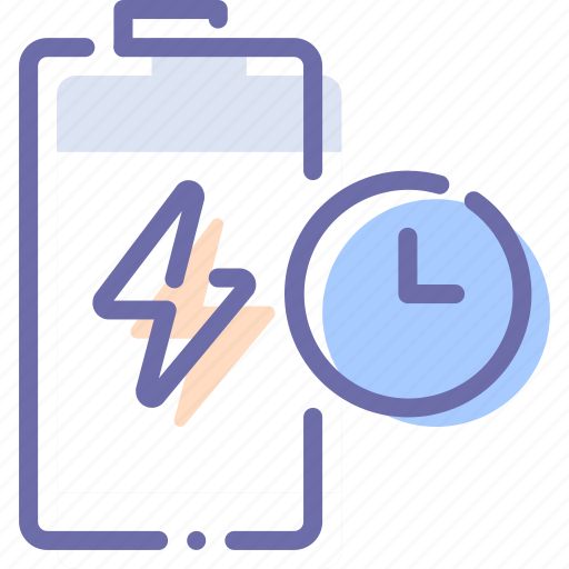 Battery, charge, power, time icon - Download on Iconfinder