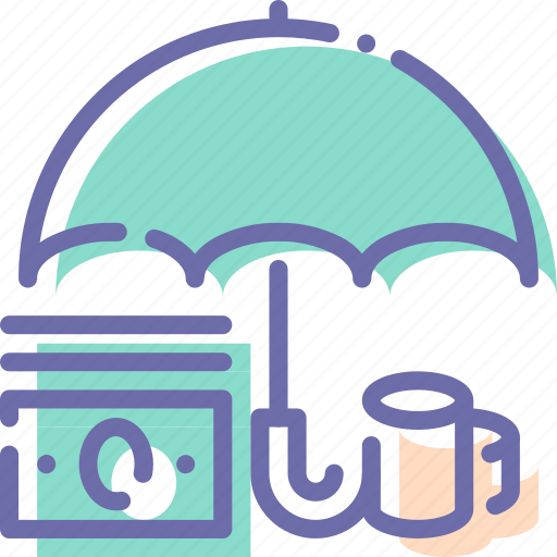 Money, protect, safe, umbrella icon - Download on Iconfinder