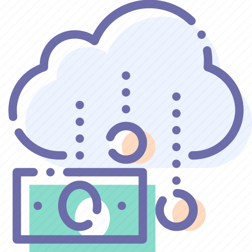 Cloud, funding, money, rain icon - Download on Iconfinder