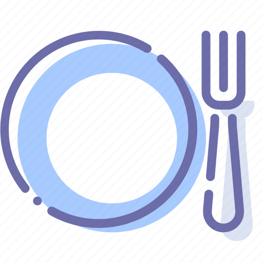 Dish, fork, plate, restaurant icon - Download on Iconfinder