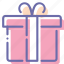 box, gift, package, present 
