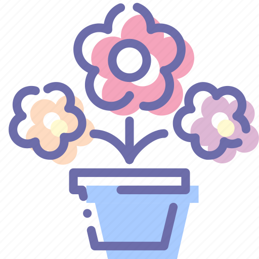 Flowers, nature, pot, present icon - Download on Iconfinder