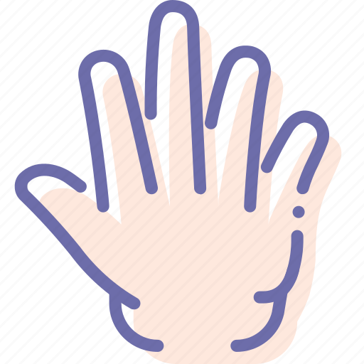Fingers, five, hand, release icon - Download on Iconfinder