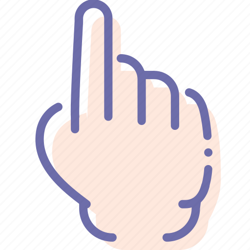Finger, hand, pointer, pointing icon - Download on Iconfinder
