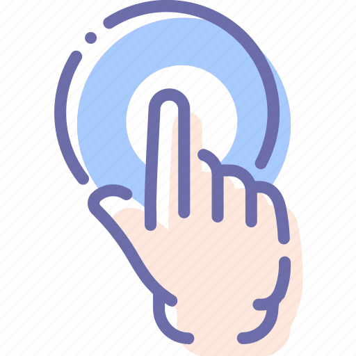 Click, finger, pointing, press icon - Download on Iconfinder
