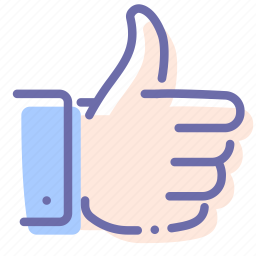 Hand, like, thumbs, up icon - Download on Iconfinder