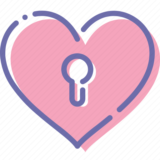 Adult, heart, keyhole, love icon - Download on Iconfinder