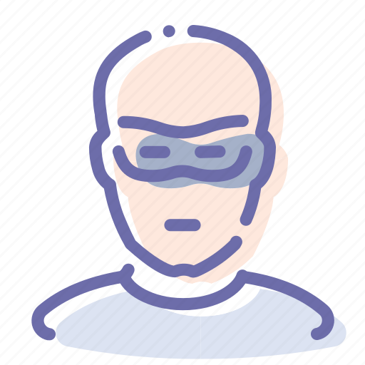 Avatar, bald, person, thief icon - Download on Iconfinder