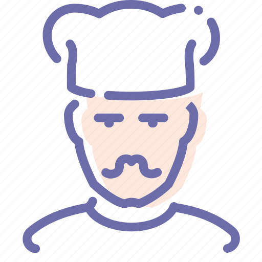 Avatar, cook, man, mustache icon - Download on Iconfinder
