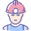 avatar, man, miner, worker 