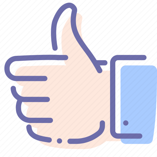 Hand, like, thumbs, up icon - Download on Iconfinder