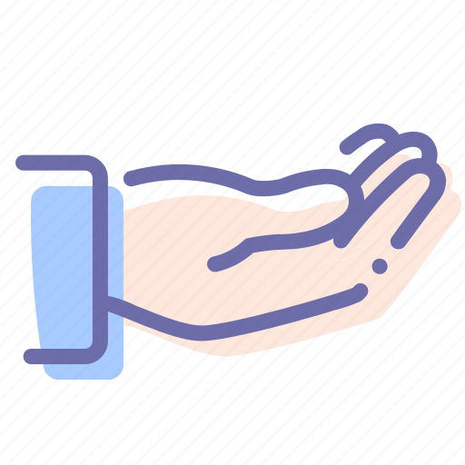 Donate, hand, request, share icon - Download on Iconfinder