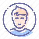 avatar, profile, round, user