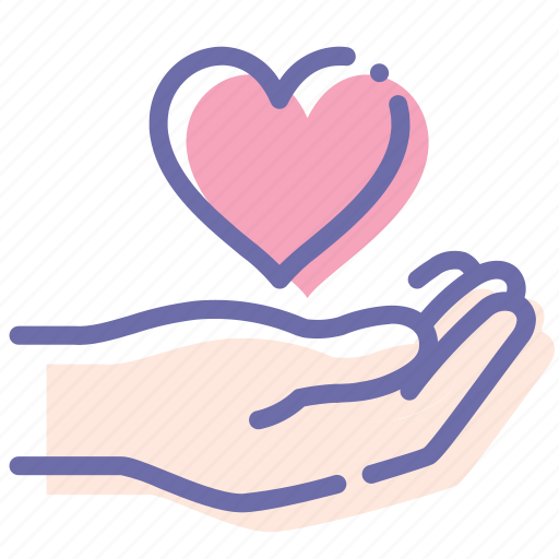 Hand, heart, love, share icon - Download on Iconfinder