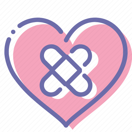 Heart, love, pain, patch icon - Download on Iconfinder