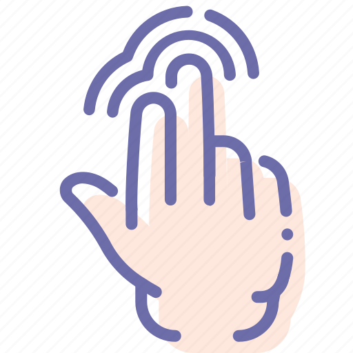 Double, gesture, hand, touch icon - Download on Iconfinder