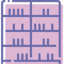 bookcase, cabinet, cupboard, rack