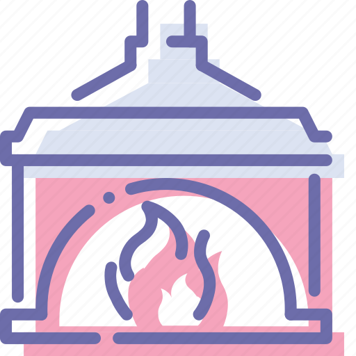 Chimney, fireplace, household, interior icon - Download on Iconfinder