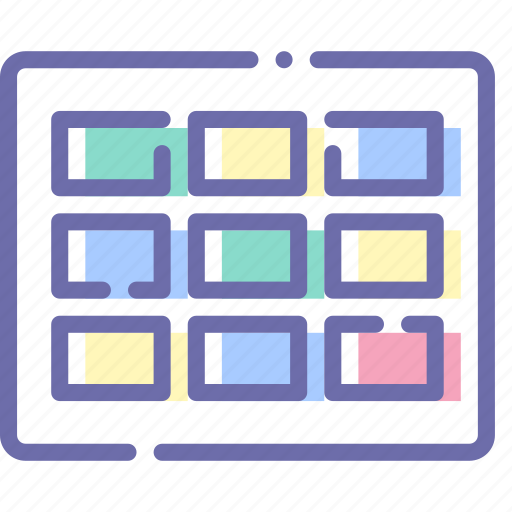 Grid, images, thumbnails, wireframe icon - Download on Iconfinder