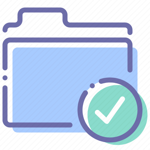 Check, files, folder, storage icon - Download on Iconfinder