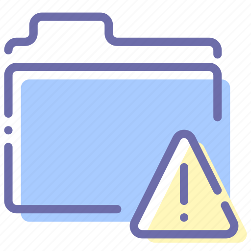 Alert, files, folder, storage icon - Download on Iconfinder