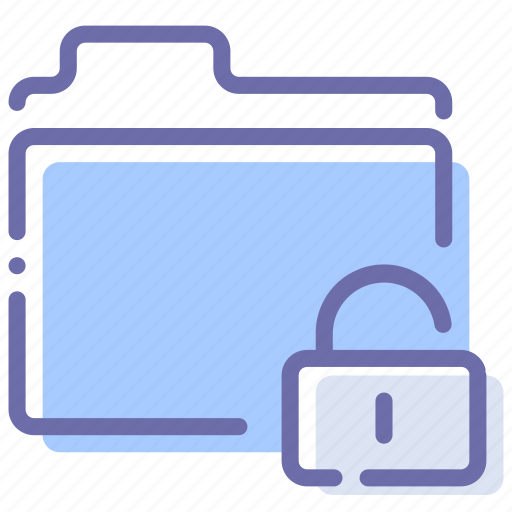 Folder, lock, private, storage icon - Download on Iconfinder