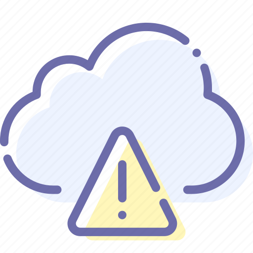 Alert, cloud, data, storage icon - Download on Iconfinder
