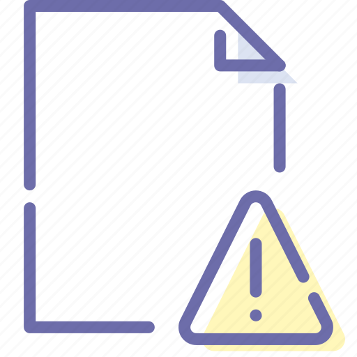 Alert, document, file, paper icon - Download on Iconfinder