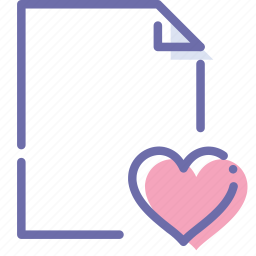 Document, file, love, page icon - Download on Iconfinder