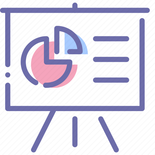 Analytics, easel, presentation, statistics icon - Download on Iconfinder