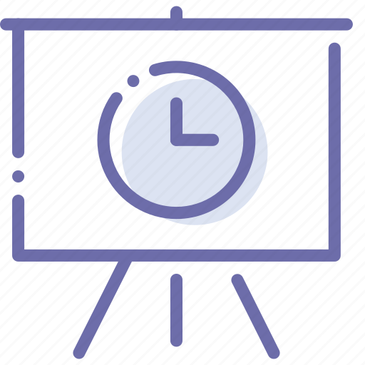 Board, presentation, promotion, time icon - Download on Iconfinder