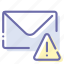 alert, email, mail, message 