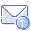 mail, message, receive, upload