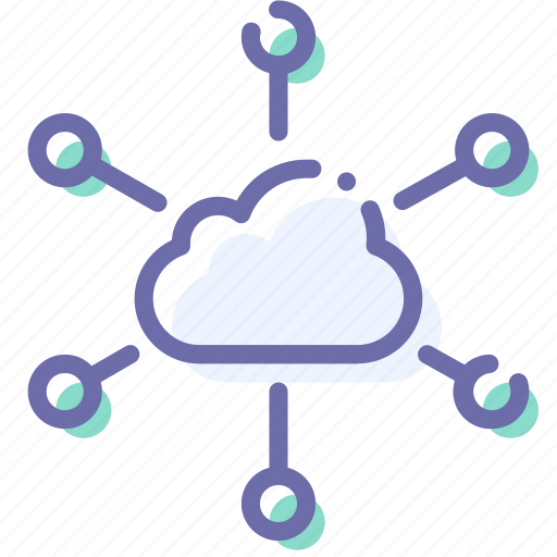Cloud, hosting, network, servers icon - Download on Iconfinder