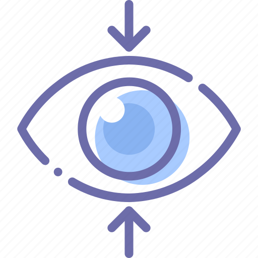 Decrease, eye, sight, view icon - Download on Iconfinder