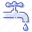 faucet, pipe, valve, water 