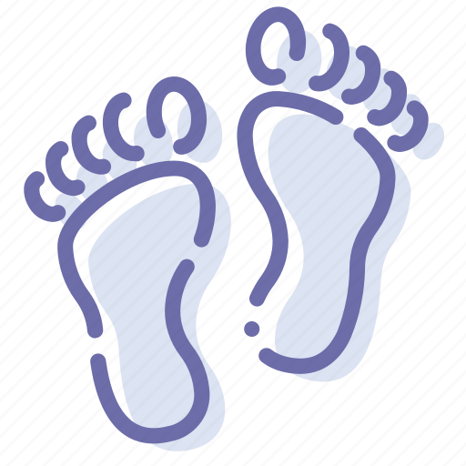 Bare, feet, foodprint, trace icon - Download on Iconfinder