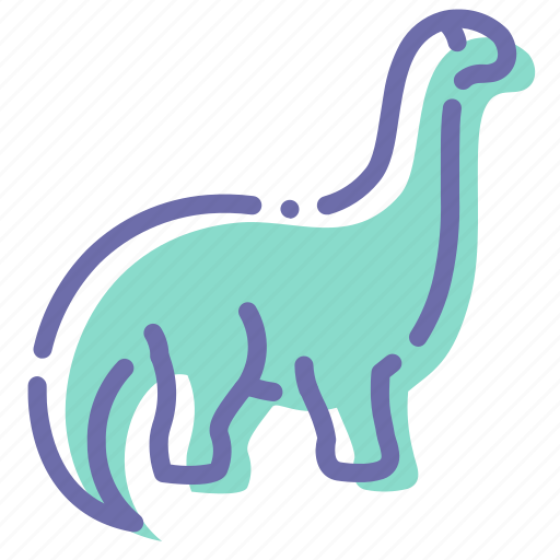 Brontosaurus, dinosaur, diplodocus, sauropod icon - Download on Iconfinder