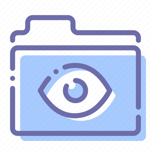 Eye, folder, remote, spy icon - Download on Iconfinder