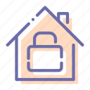 house, locked, protection, security