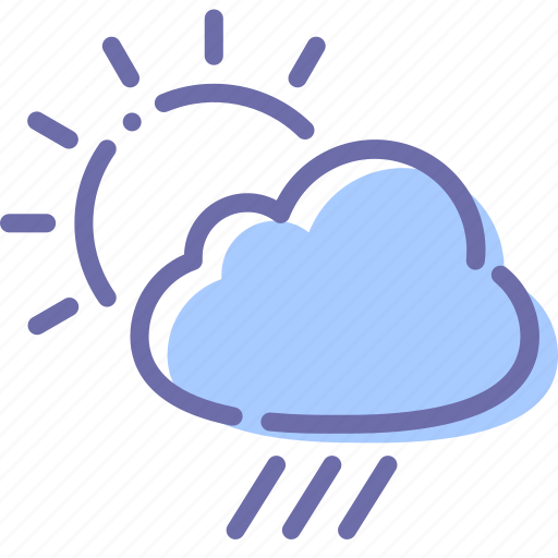 Clouds, rain, rainy, sun icon - Download on Iconfinder