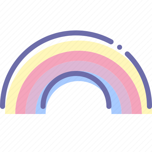 Childhood, happiness, rainbow, weather icon - Download on Iconfinder
